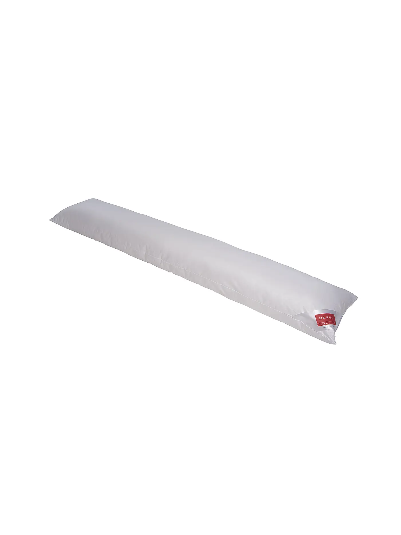 HEFEL | Seitenschläfer Kissen "Wellness Zirbe" 35x160cm (Wollweiss) | 